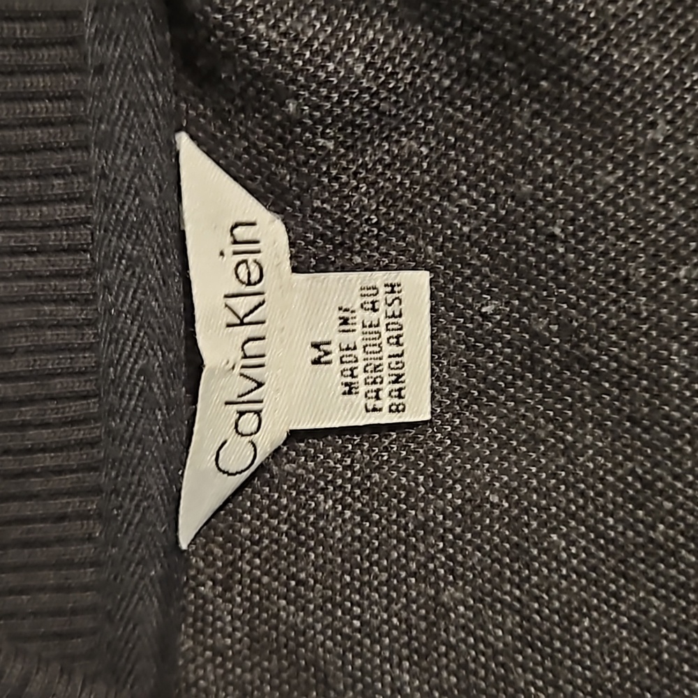 💥HP💥Calvin Klein Vintage Men's Sweater Jacket Size M - Picture 7 of 8